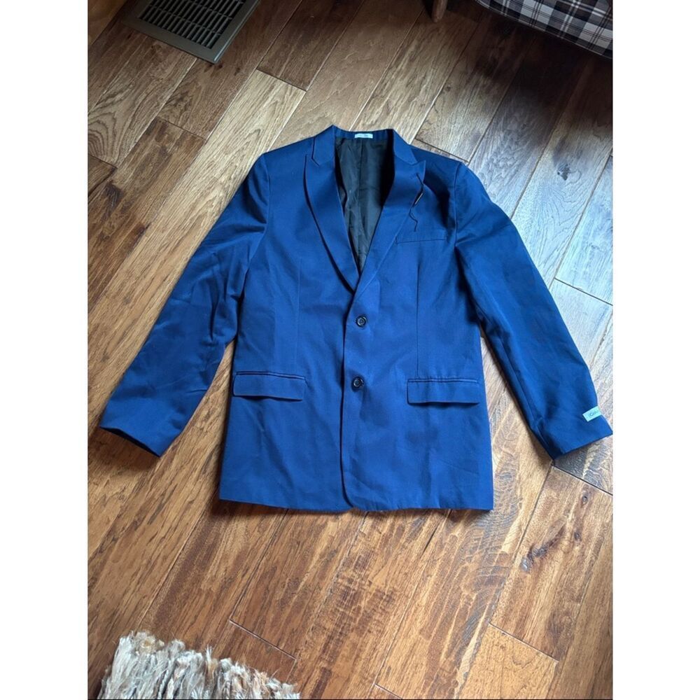 Like 🆕 Calvin Klein Men's Royal Blue Two-Button Sport Coat